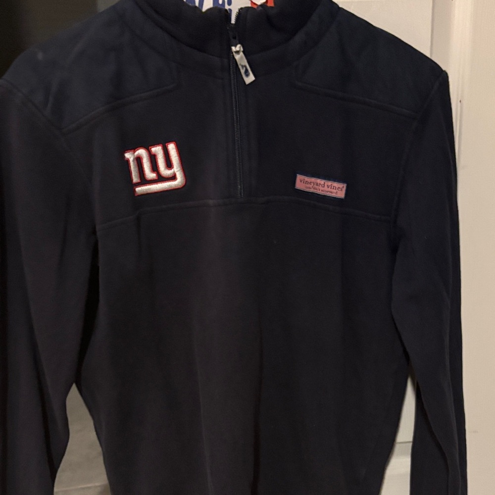 Vineyard Vines Black Quarter-Zip with Logo
